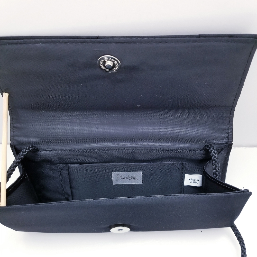 Black Evening Crossbody Party Bag. NWOT. Dycobles - Picture 4 of 5